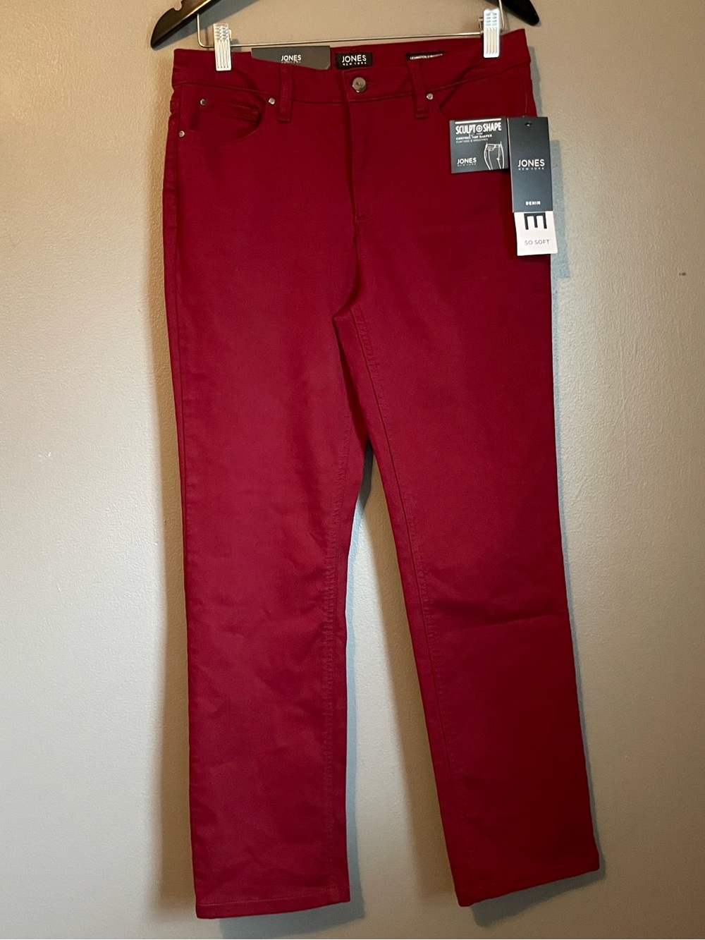 NWT Jones New York Sz 10 Petite Women’s The Lexington Straight Leg Pants Ret $69
